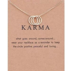 “Karma” three circles pendant